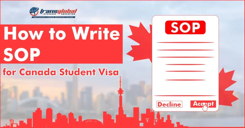 Featured Image for "How to Write SOP for Canada Student Visa?"