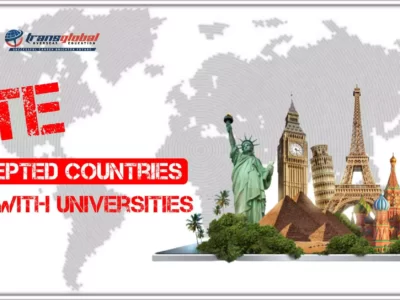 PTE Academic Accepted Countries with Universities in 2024