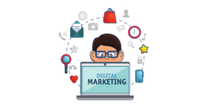 vector image for "Digital Marketing"
