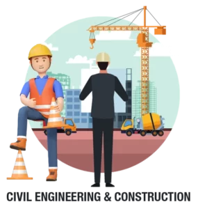 vector image for "Civil Engineering & Construction"