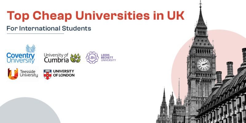 Featured Image for "Top cheap universities in UK for International Students"