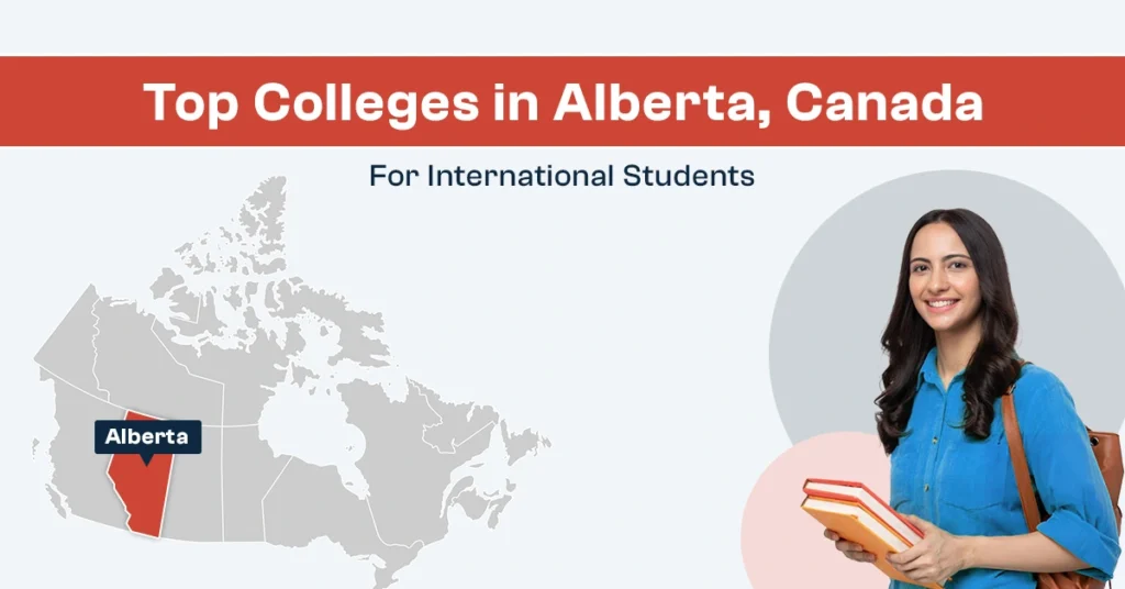 Top colleges in Alberta, Canada, showcasing diverse campuses and students engaged in learning.